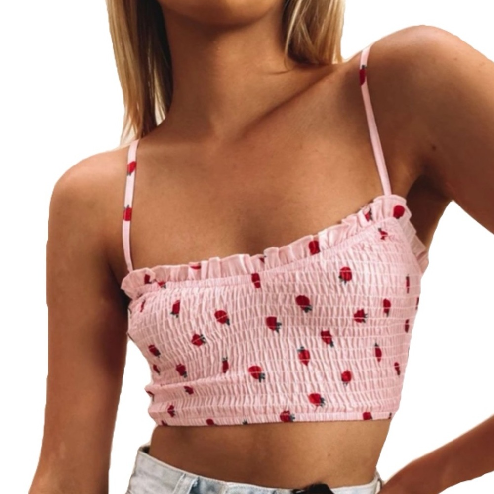 BEGINNING BOUTIQUE Strawberry Tank